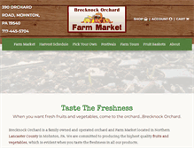 Tablet Screenshot of brecknockorchard.com
